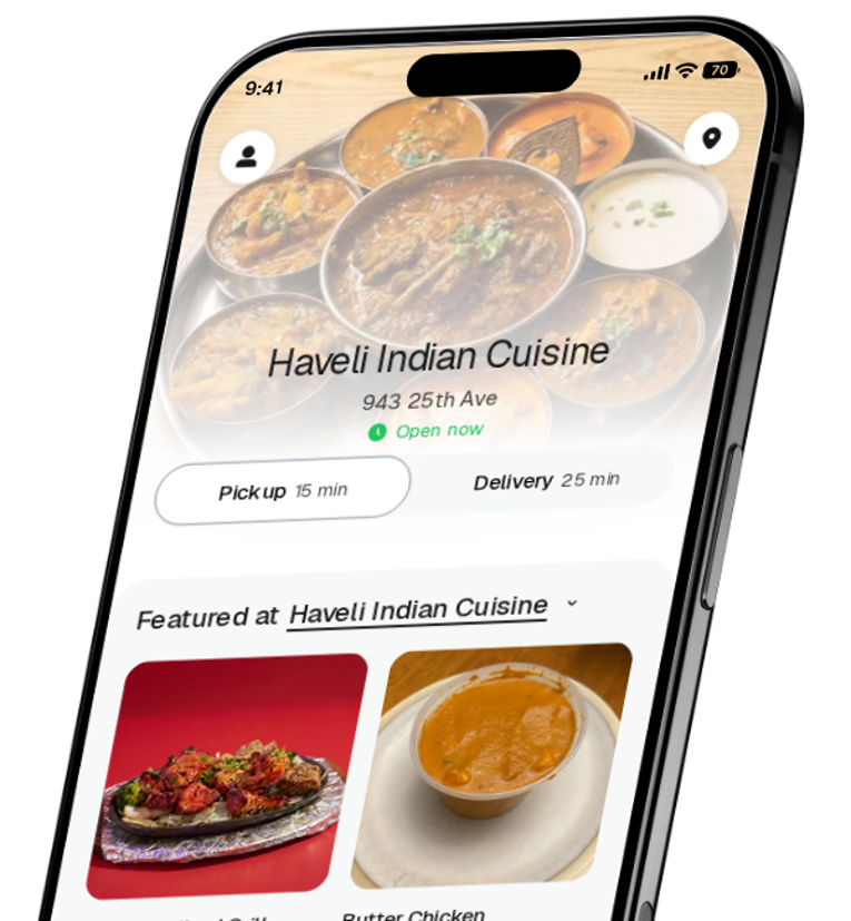 Haveli Indian Cuisine app preview